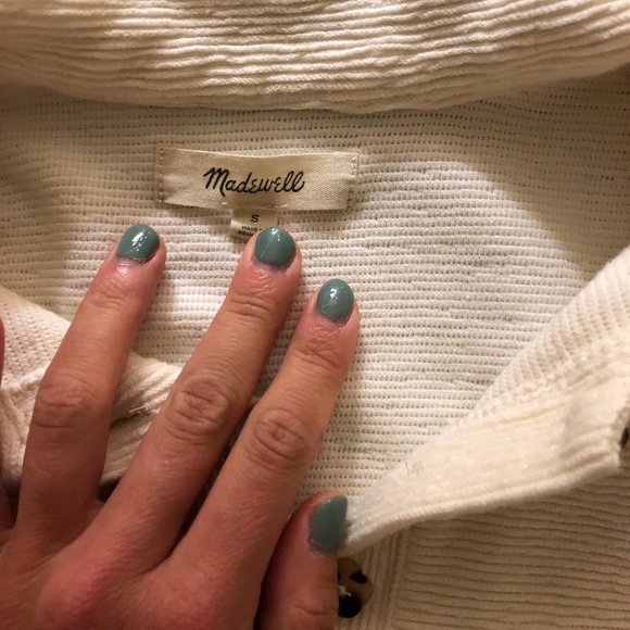 Madewell Pullover Sweater Shirt Small White - Picture 2 of 3